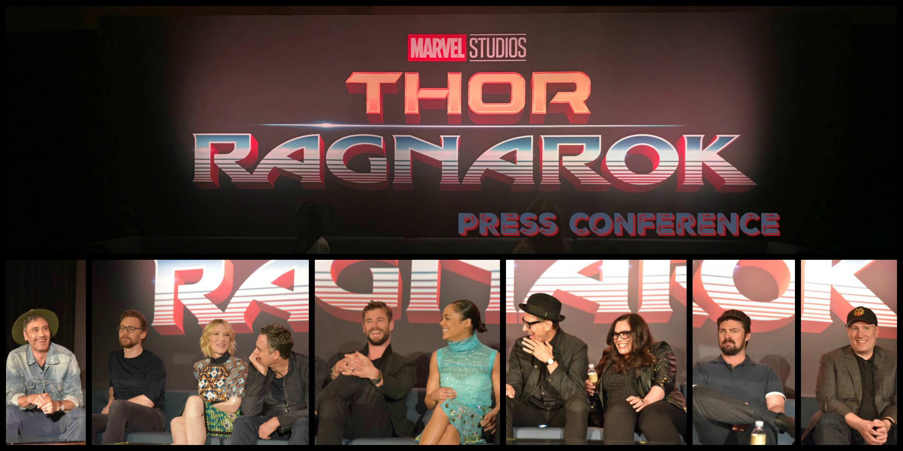 Thor Ragnarok Full Cast Interview press conference with entire cast