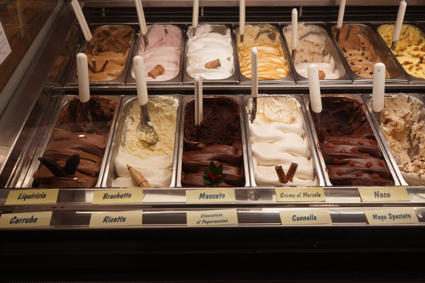 Gelato is the main course in Sicily Trip To Sicily