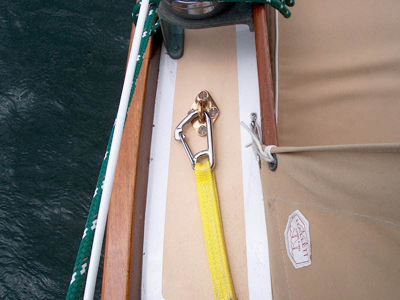 Pearson Triton 381 Glissando Installing Jacklines