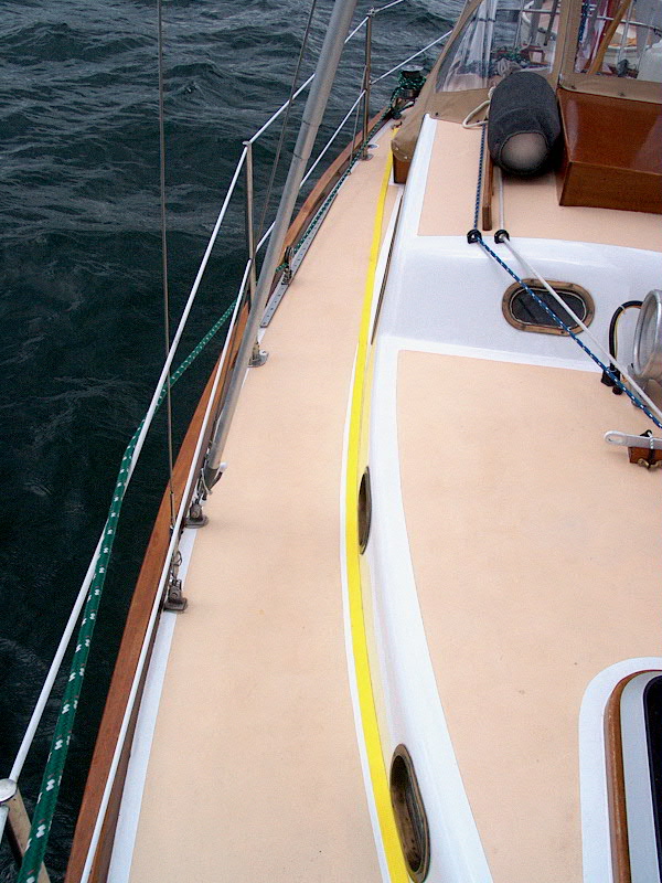 Pearson Triton 381 Glissando Installing Jacklines