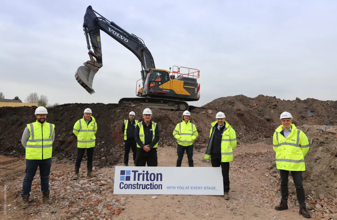 TRITON CONSTRUCTION WINS MERSEY REACH WORK Triton Construction Ltd