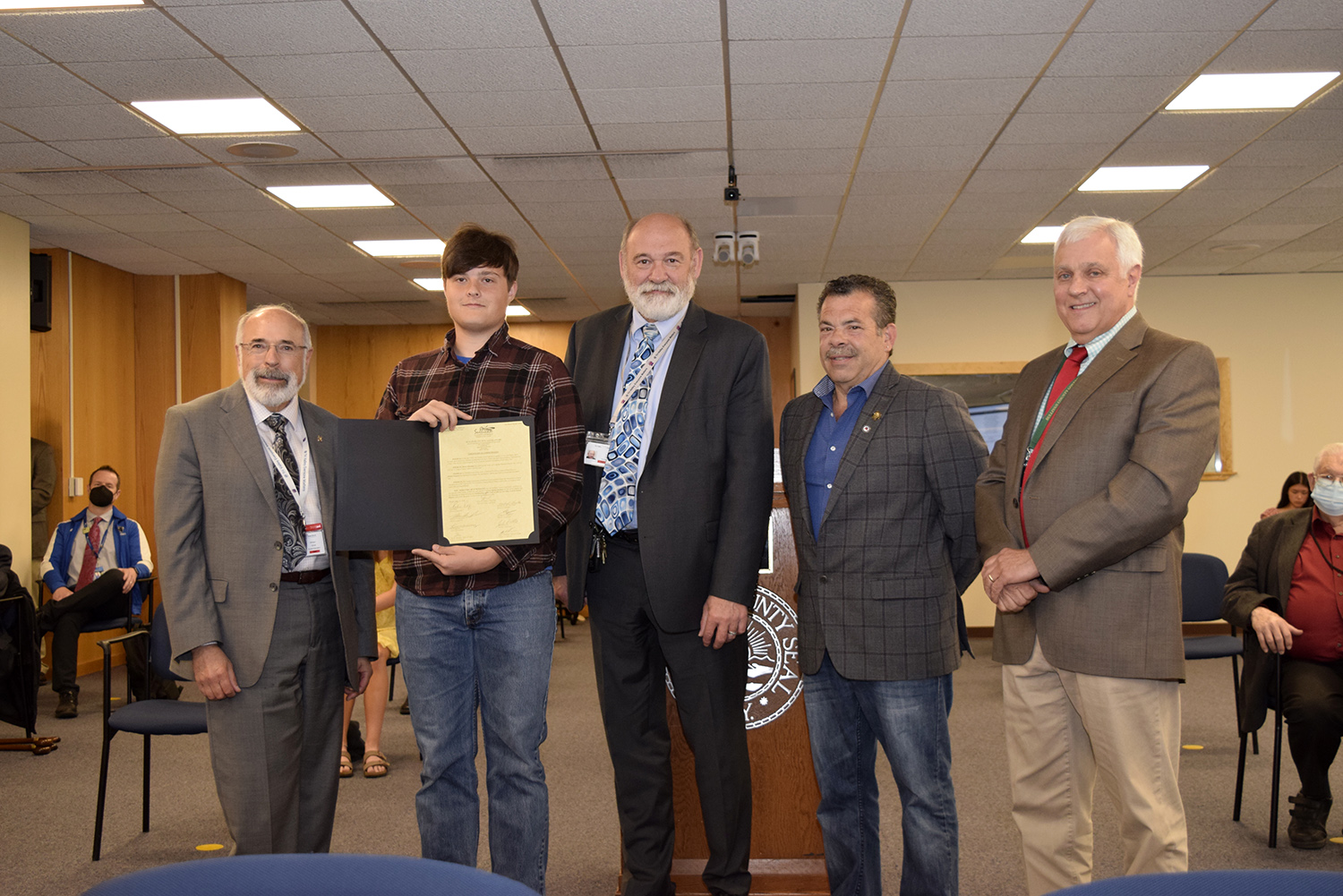Sullivan County Legislature recognizes TVSS student TriValley