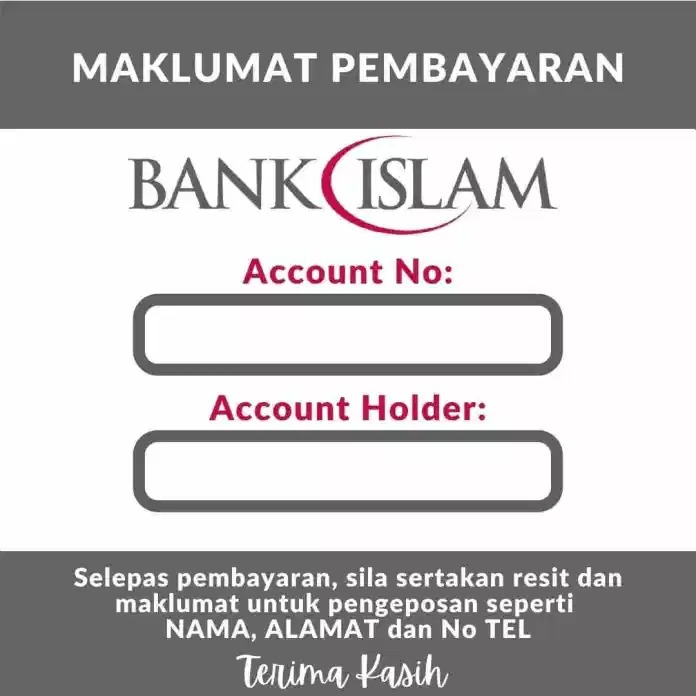 12 Koleksi Template Akaun Bank Untuk Peniaga Online Dan PKS