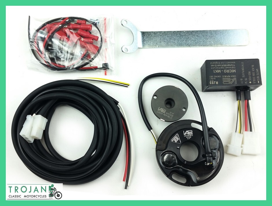 ELECTRONIC IGNITION KIT, FOR TRIUMPH,NORTON,BSA, TWINS,SINGLES, WASSELL