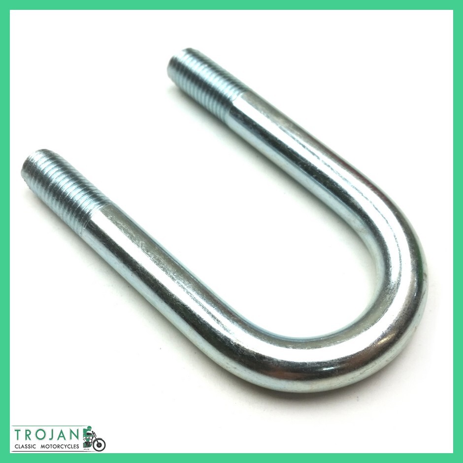 TRIUMPH PRE UNIT & EARLY UNIT 1" HANDLEBAR U BOLT CLAMP, GENUINE, 97