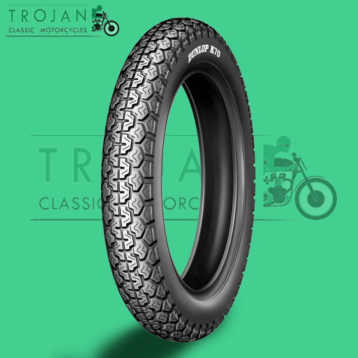 MOTORCYCLE TYRE, 19" x 325 TT, FR, DUNLOP, K70 GOLD SEAL, TYR0036 Dunlop