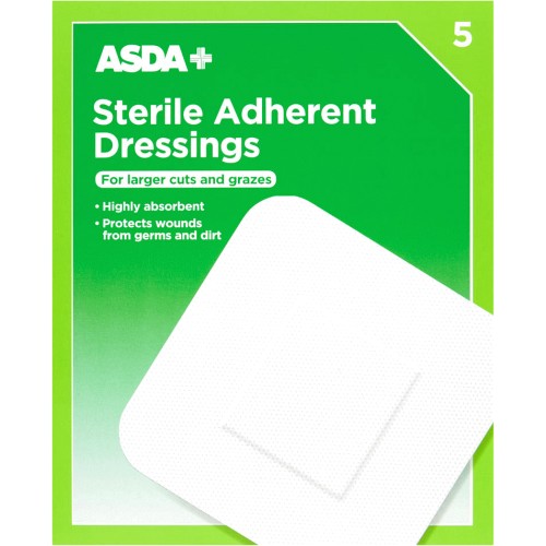 ASDA 5 Sterile Adherent Dressings (5) Compare Prices & Where To Buy