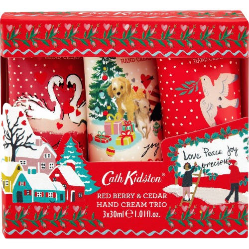 Cath Kidston Red Berry & Cedar Hand Cream Trio (3 x 30ml) Compare