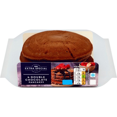 ASDA Extra Special 4 Double Chocolate Pancakes (4) Compare Prices