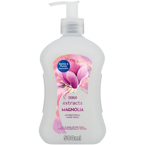 Tesco Extracts Magnolia Antibacterial Hand Wash (500ml) Compare
