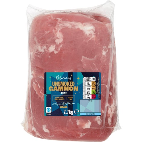 ASDA Butcher's Selection Unsmoked Gammon Joint (2.7kg) Compare Prices