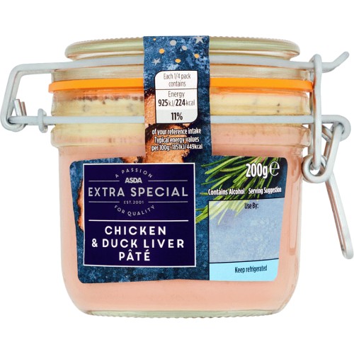 ASDA Extra Special Chicken & Duck Liver Pate (200g) Compare Prices