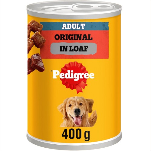 Pedigree Dog Food Tin Original Loaf (400g) Compare Prices Trolley.co.uk