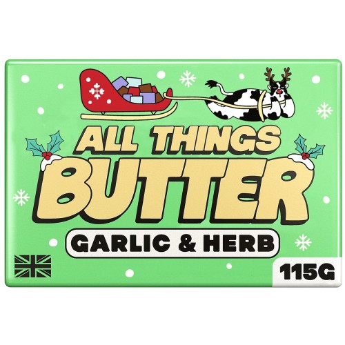 All Things Butter British Garlic & Herb Butter (125g) Compare Prices