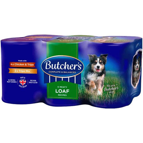 Butcher's Loaf Recipes Dog Food Tins (6 x 390g) Compare Prices