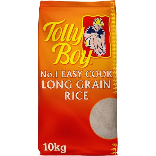 Tolly Boy Easy Cook Parboiled Long Grain Rice (10kg) Compare Prices