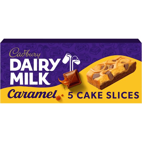 Cadbury Dairy Milk Cake Slices (5) Compare Prices Trolley.co.uk