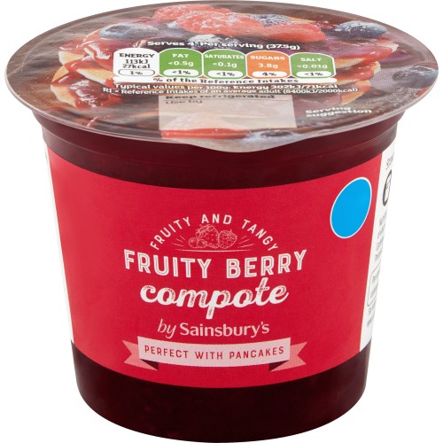 Sainsbury's Fruity Berry Compote (150g) Compare Prices & Where To Buy