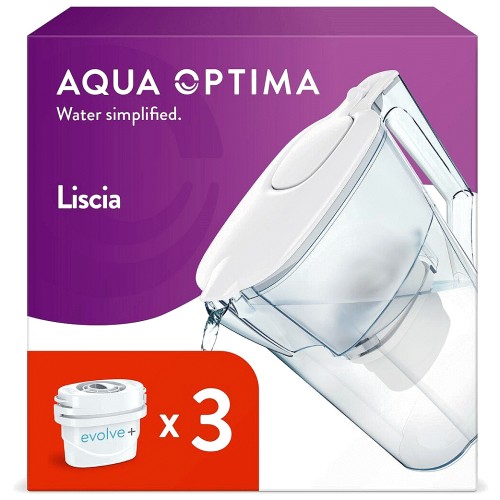 Aqua Optima Liscia Jug & 3 Evolve+ Filters Compare Prices & Where To