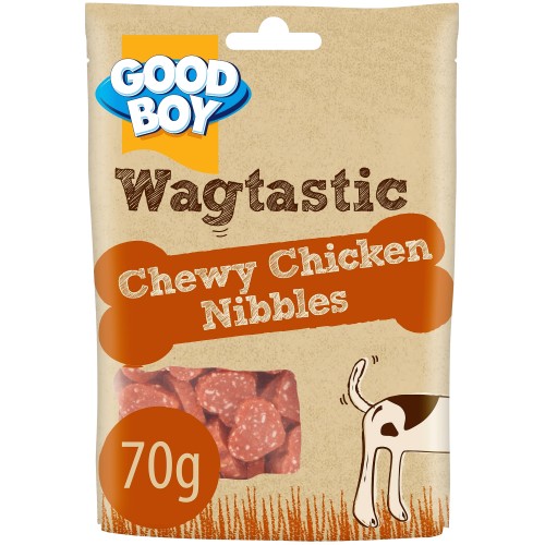 Good Boy Chewy Chicken Nibbles Dog Treats (70g) Compare Prices