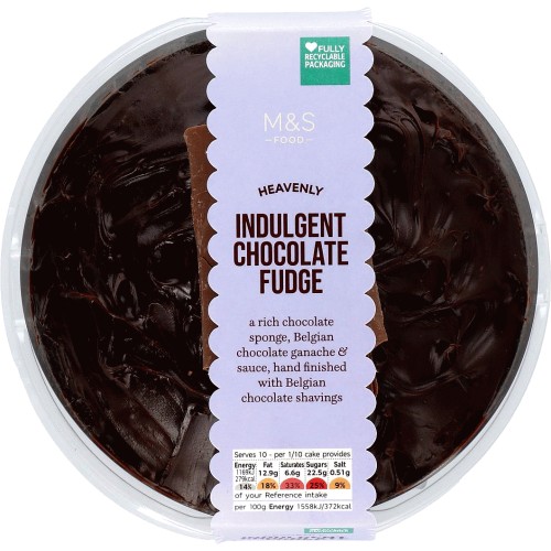 M&S Indulgent Chocolate Fudge Cake (775g) Compare Prices & Where To Buy Trolley.co.uk