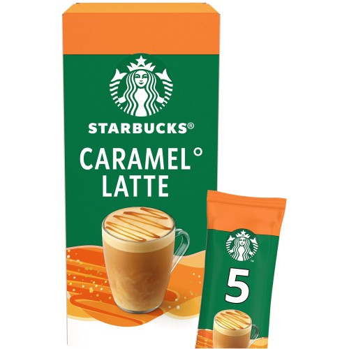 Starbucks Premium Instant Caramel Latte Sachets (5 x 23g) Compare