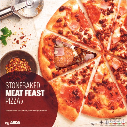 ASDA Thin Stonebaked Vegetable Feast Pizza (310g) Compare Prices