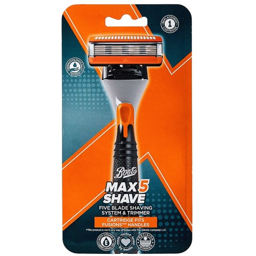 Boots Max Shave Five Blade Shaving System & Trimmer Compare Prices