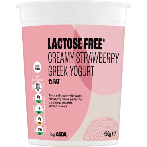 ASDA Light Fat Free Strawberry Yogurt (450g) Compare Prices & Where