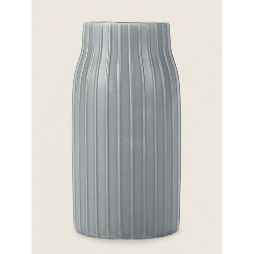 Home Grey Ribbed Vase Compare Prices & Where To Buy Trolley
