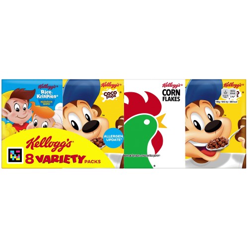 Kellogg's Variety Pack Cereal (8 x 191g) Compare Prices Trolley.co.uk