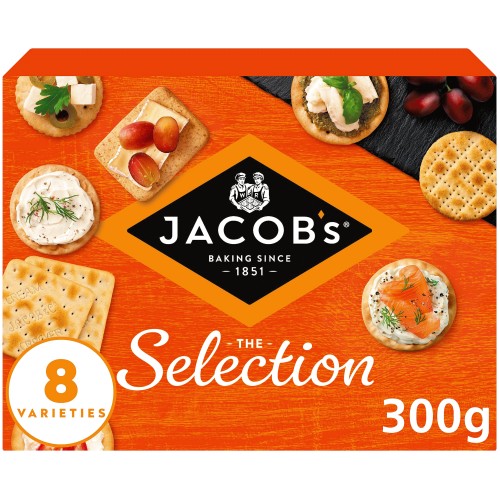 Jacob's Biscuits For Cheese 8 Variety Assortment (300g) Compare