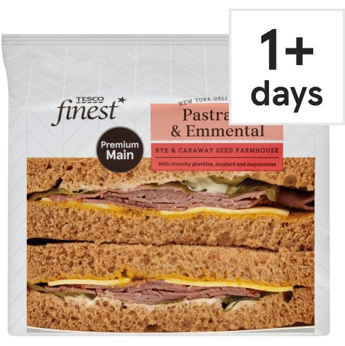 Tesco Finest New York Deli Inspired Pastrami & Emmental Sandwich