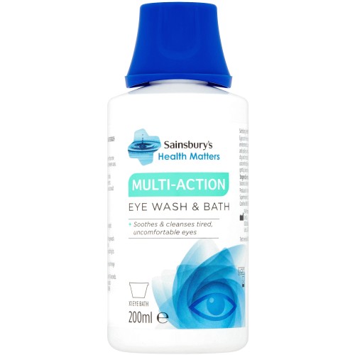Sainsbury's Eye Wash & Bath (200ml) Compare Prices & Where To Buy