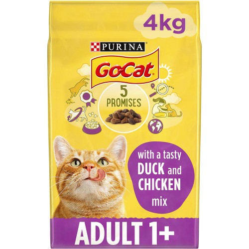 GoCat Adult Dry Cat Food Chicken And Duck (4kg) Compare Prices