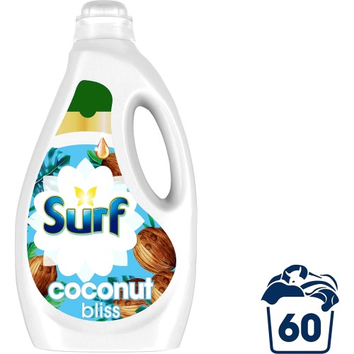 Surf Concentrated Coconut Bliss Liquid Laundry Detergent 60 Washes (1.