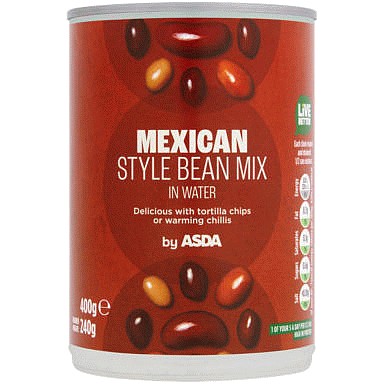 ASDA Mexican Style Bean Mix in Water (400g) Compare Prices & Where To