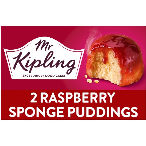 Mr. Kipling Raspberry Sponge Puddings (2 x 95g) Compare Prices