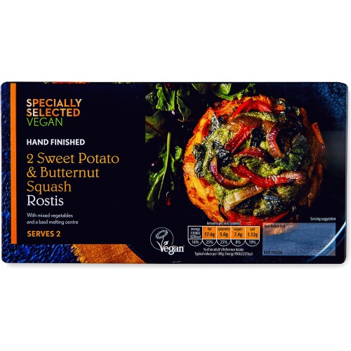 Specially Selected Sweet Potato & Butternut Squash Rostis Compare
