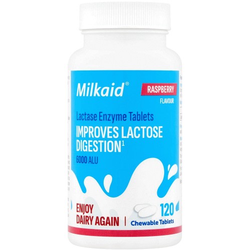 Milkaid Lactase Enzyme Tablets (120) Compare Prices & Where To Buy
