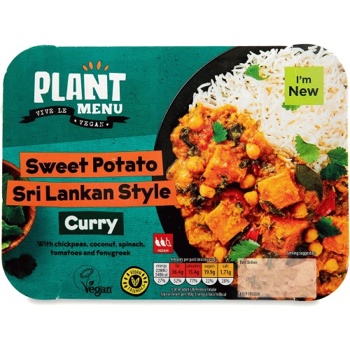 Plant Menu Sweet Potato Sri Lankan Style Curry (400g) Compare Prices