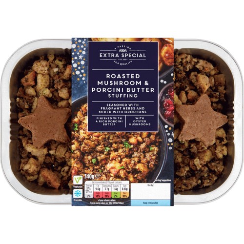 ASDA Extra Special Roasted Mushroom & Porcini Butter Stuffing (340g) Compare Prices & Where To