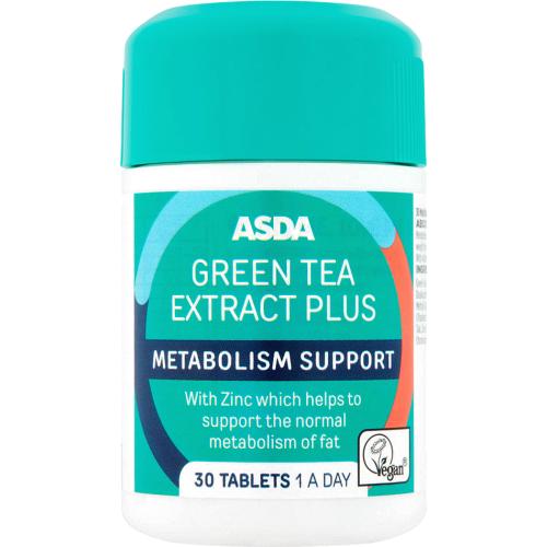 ASDA Green Tea Extract Plus Metabolism Support 30 Tablets (30