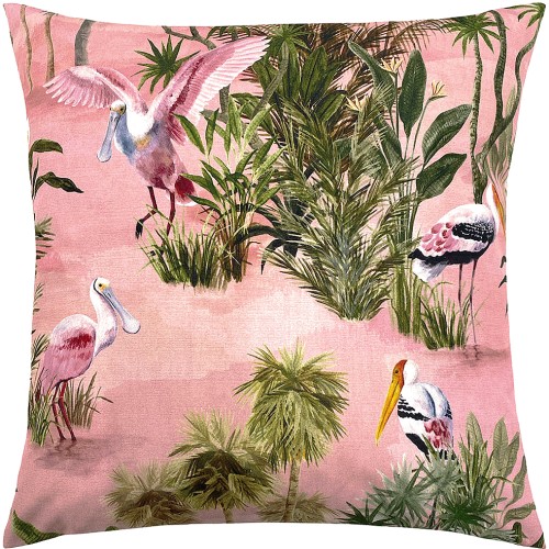 Paoletti Platalea Blush Botanical Outdoor Cushion Compare Prices