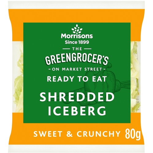 Morrisons Shredded Iceberg Lettuce (80g) Compare Prices & Where To Buy Trolley.co.uk