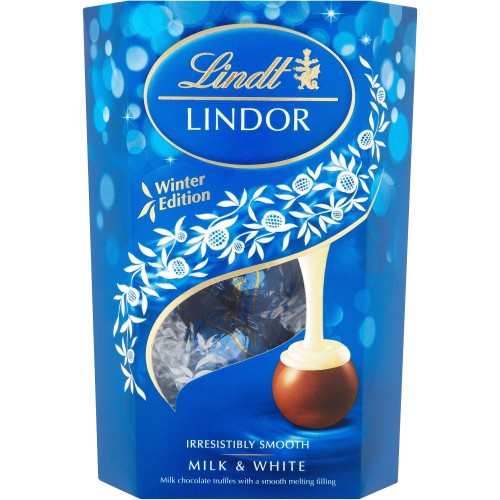 Lindt Lindor Chocolate Truffles Winter Milk & White Chocolate (200g