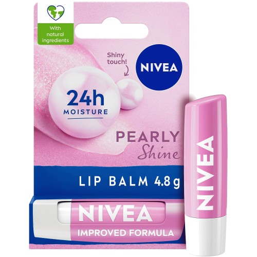 Nivea Pearly Shine Lip Balm Caring & Lip Care (4.8g) Compare Prices