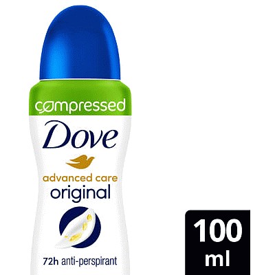 Dove Advanced Care Original AntiPerspirant Deodorant Spray (100ml