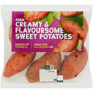ASDA Creamy & Flavoursome Sweet Potatoes (1kg) Compare Prices & Where