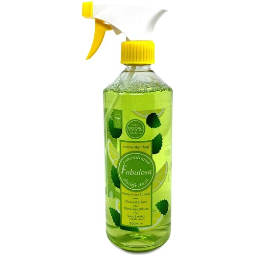 Fabulosa Spray Concentrated Disinfectant Lemon Mint Leaf (500ml